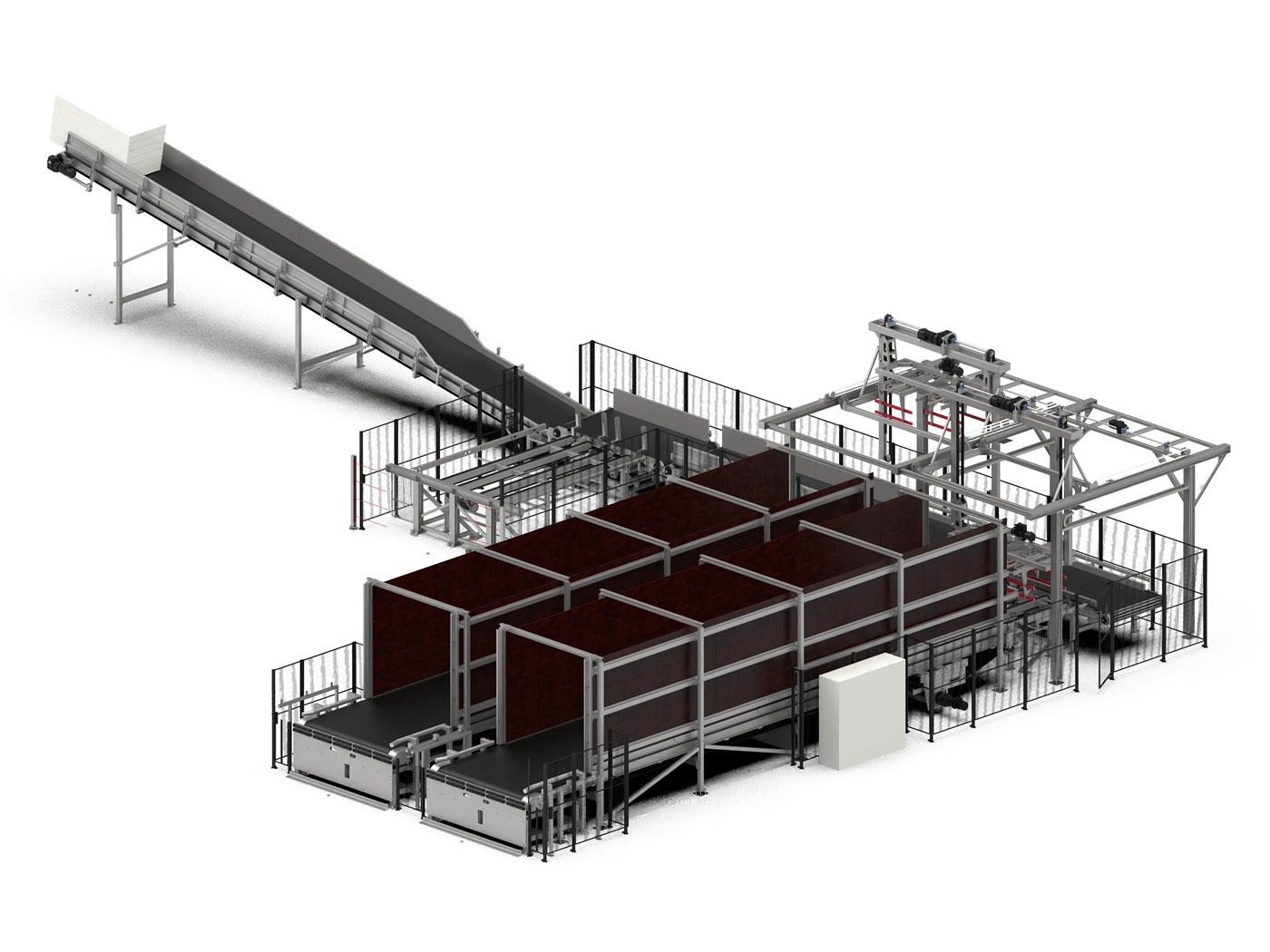 Productielijn recycling balen automatisering