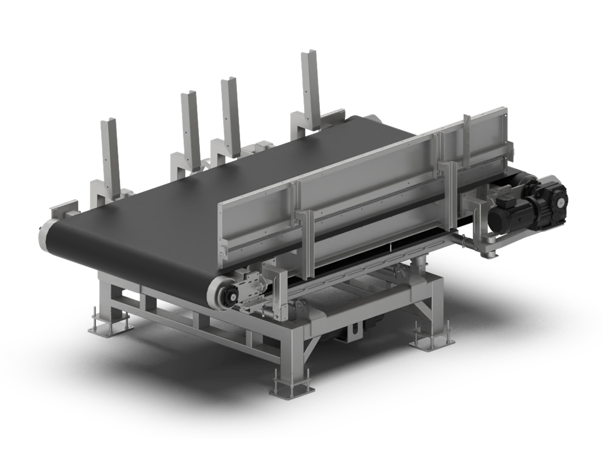 Weighing conveyor belt