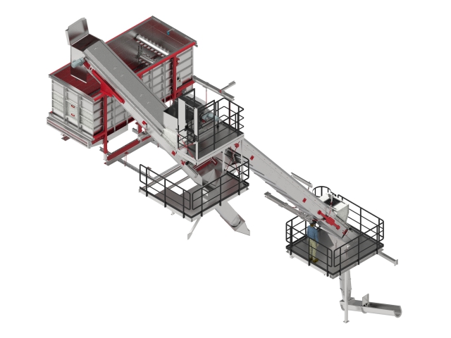 Bufferlijn papierpulp