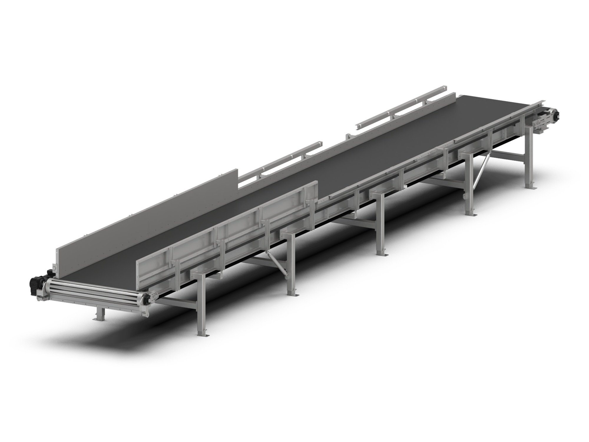 Vlakke transportband